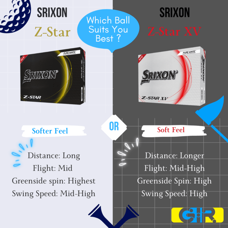 Srixon Z-Star vs Z-star XV